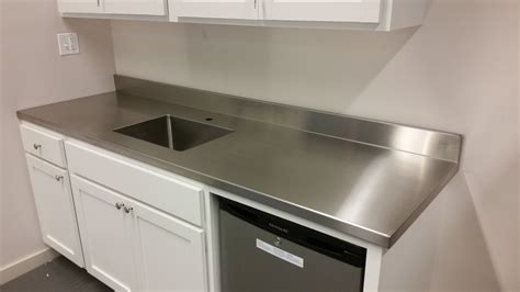 can youmake a stainless steel top for cabinet|stainless steel countertops installation.